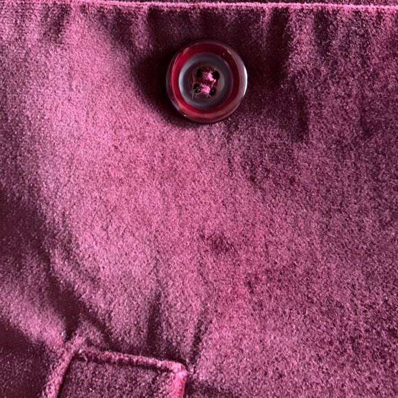 Vintage Suede Burgundy Blazer & Skirt Set! - Picture 8 of 9